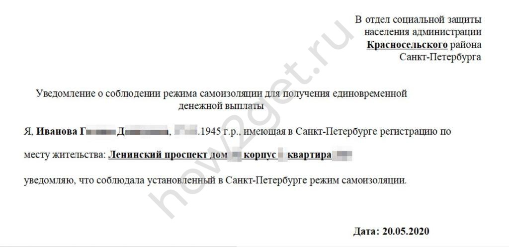 Как пенсионерам СПб получить выплату 2 000 рублей в связи с COVID-19